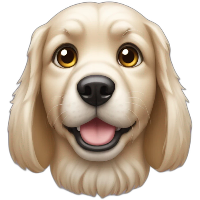 chien sur un chat emoji