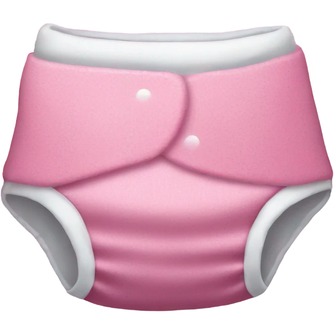 Pink sparkly diaper  emoji