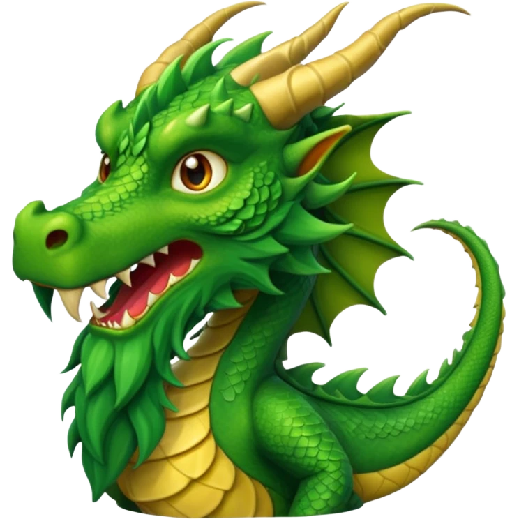 dragon with long beard emoji