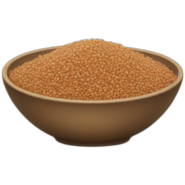 Bowl of Buckwheat emoji