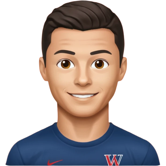 CR7 + stranger things emoji