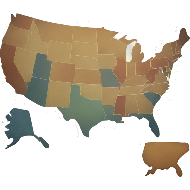usa map emoji
