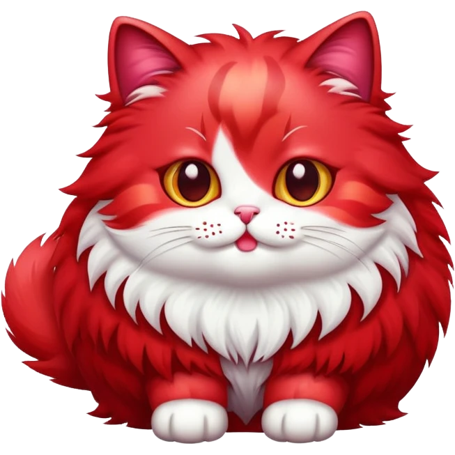 Cherry cat emoji