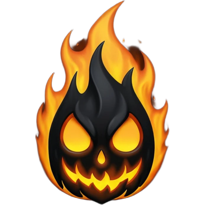 Всё пламя Чёрного цвета emoji