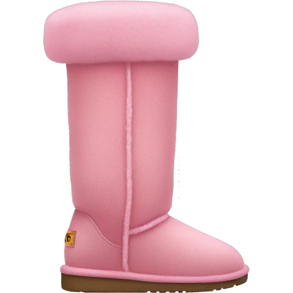 Ugg boots with pink fur emoji