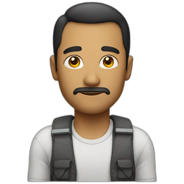Man proyection  emoji