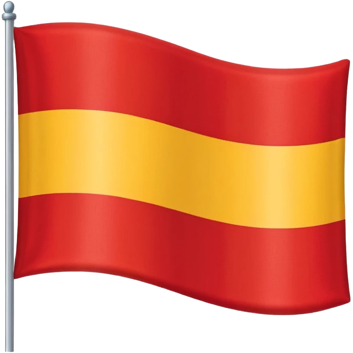 a flat flag that is split down the middle of half the polish flag and half the macedonian flag emoji