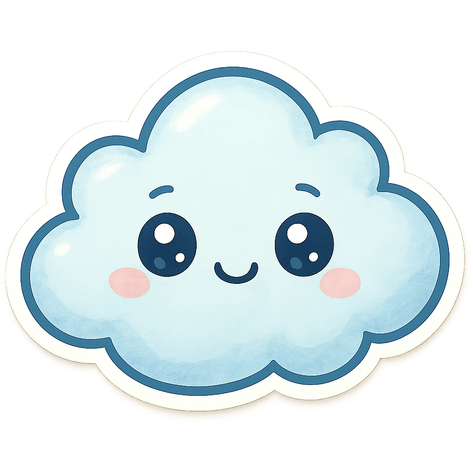 Cloud emoji