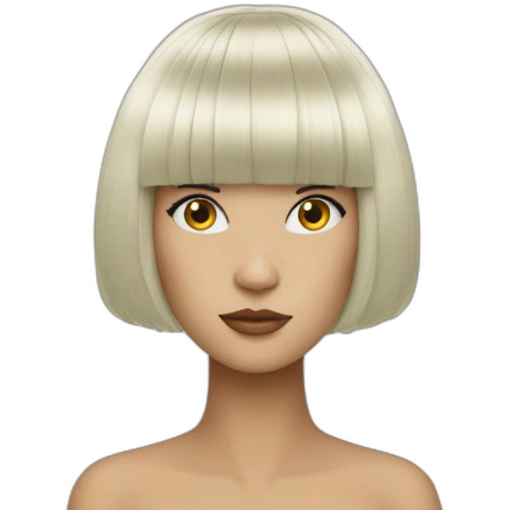 Sia wig emoji