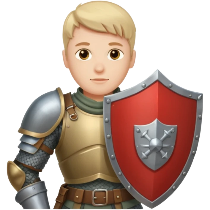 Big Shield Soldier emoji