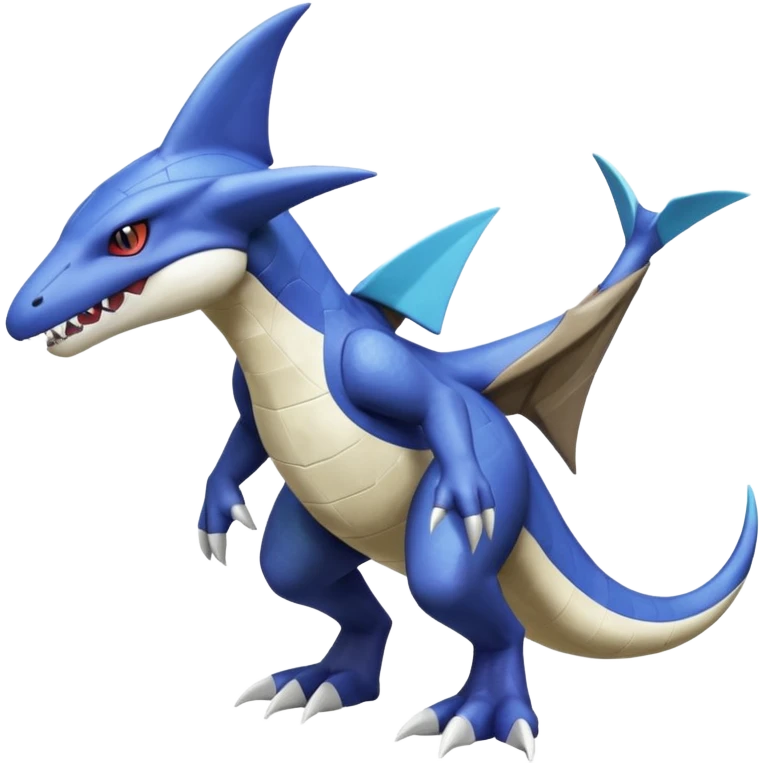 Shiny Koraidon-Latios-Marowak-Garchomp-Fakémon-hybrid-creature (full body)  emoji