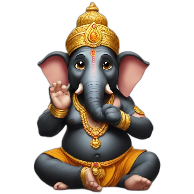 Lord ganesha if he was a chimpanzee emoji