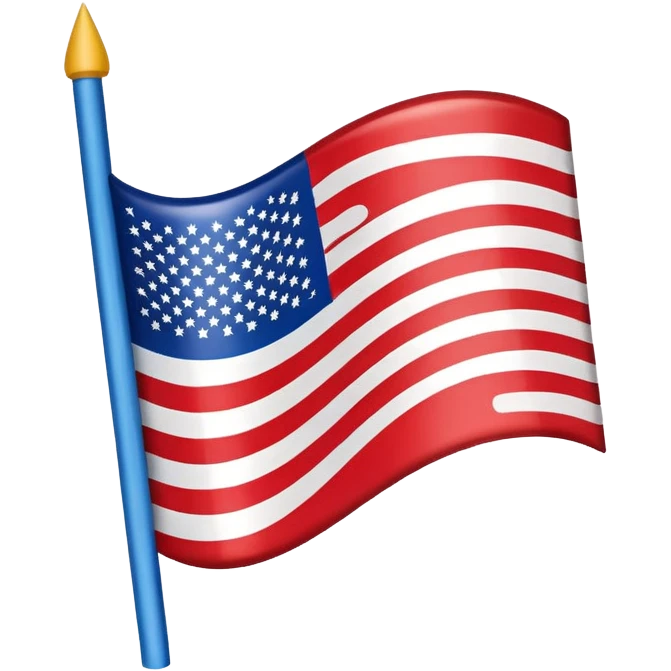 small American flag icon emoji