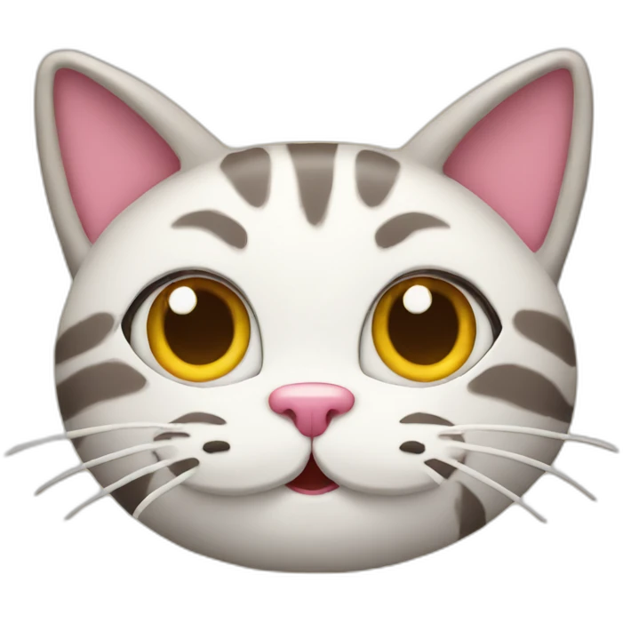 Cat cake emoji