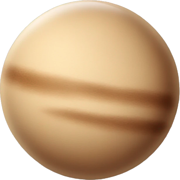 beige planet emoji
