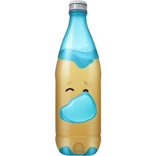 Botella de agua emoji