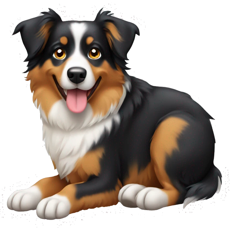 Dog australian shepard emoji