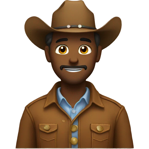cowboy saying thank you emoji