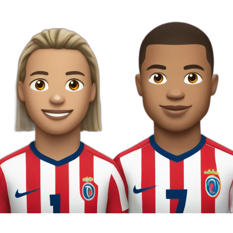 Mbappe et  Ronaldo emoji