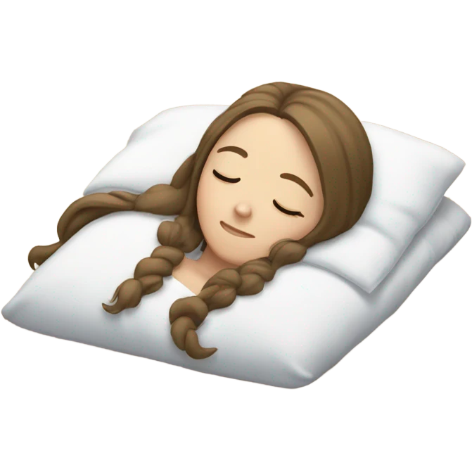 White girl Sleeping on floor emoji