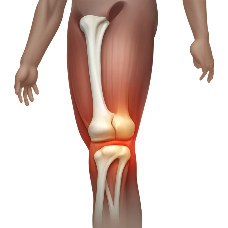 Sad hamstring muscle emoji