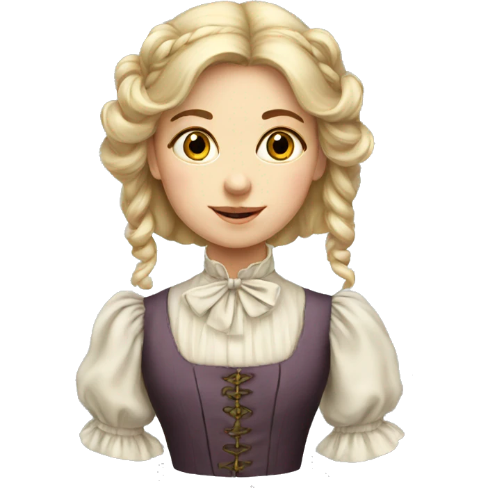 Victorian girl emoji