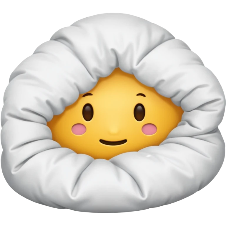 Oreiller sans visage emoji