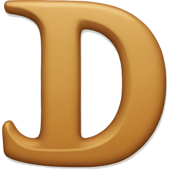 Letter D emoji