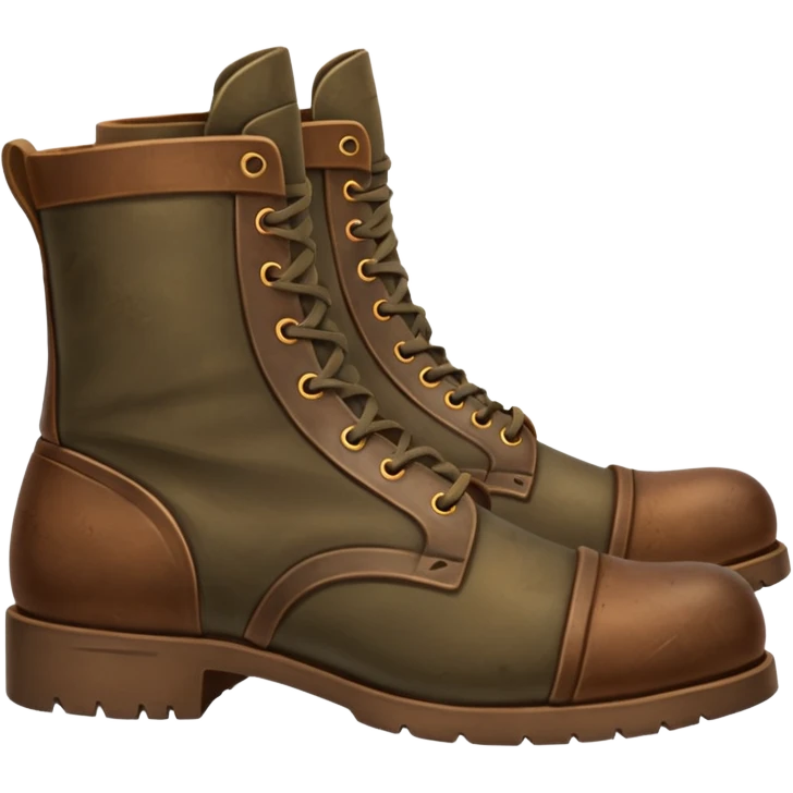 soldier shoes emoji