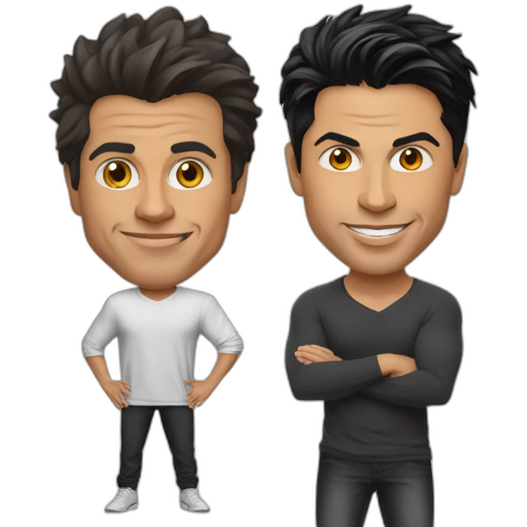 Ronaldo & shahrukh khan emoji