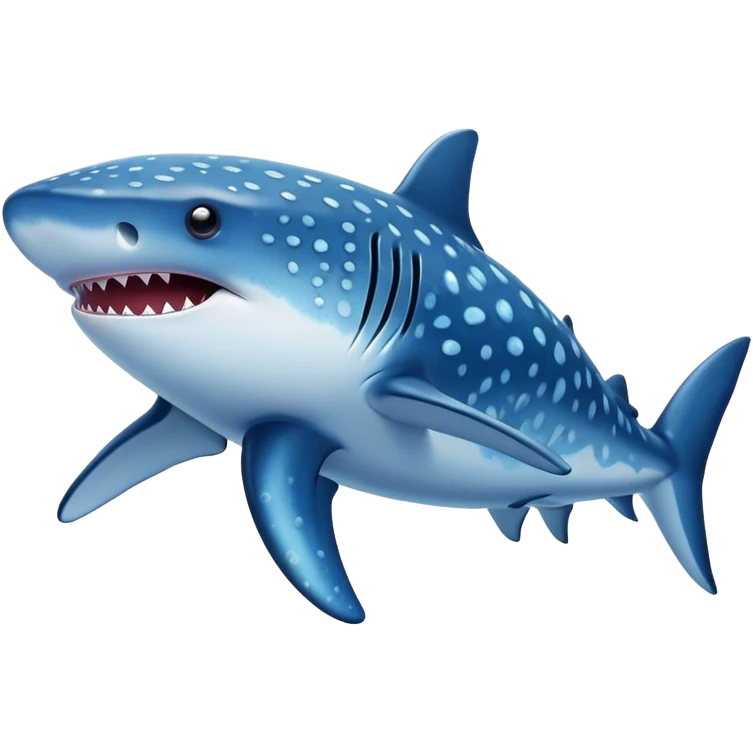 Un tiburon ballena emoji