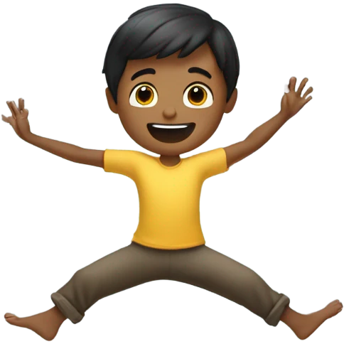 boy doing cartwheels  emoji