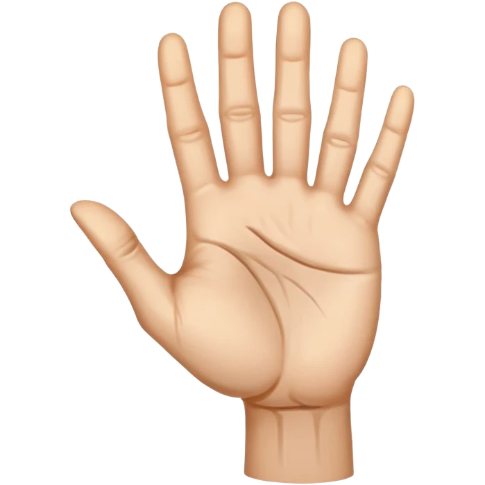 a hand saing no to something,  emoji
