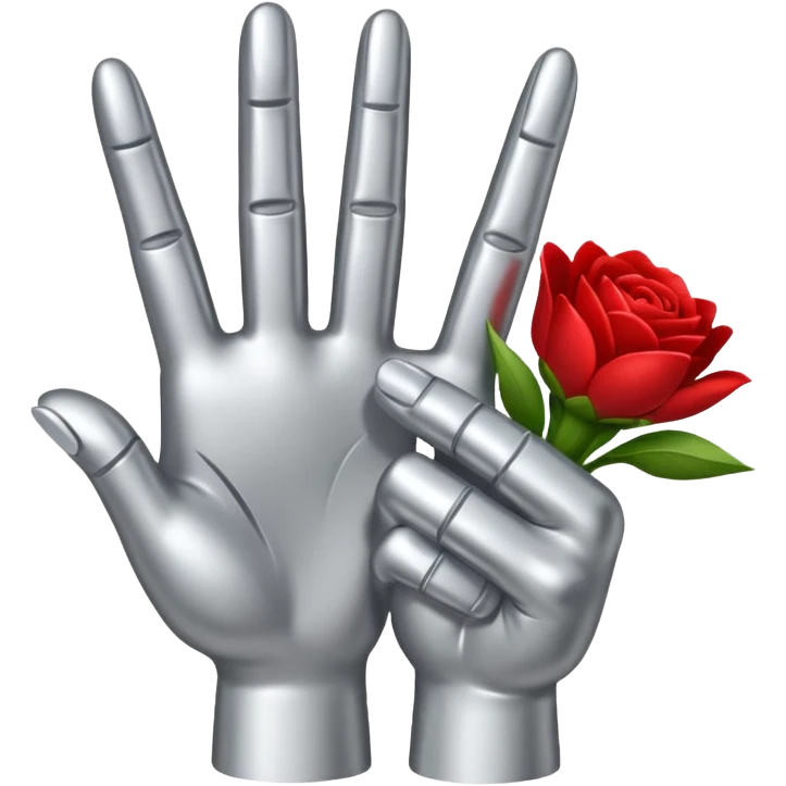 💐 and middle fingers remove the person emoji