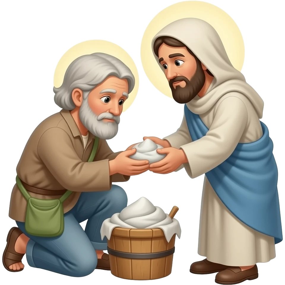 religioso ayudar a los pobres emoji