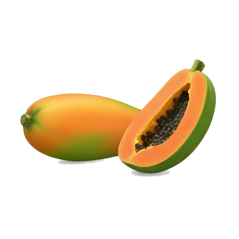 Papaya emoji