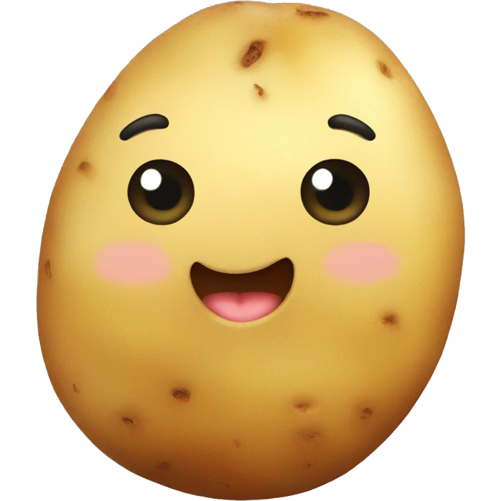 Cute potato  emoji