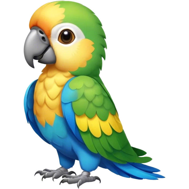 Cute parrot living in California  emoji