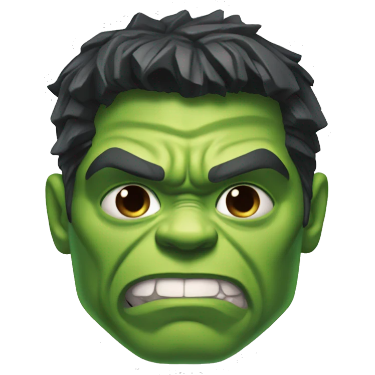 Hulk from Marvel  emoji
