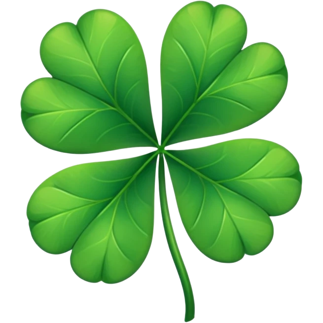 four leaf clover emoji