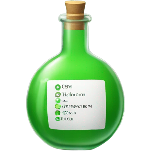 The Substance Green Vial emoji