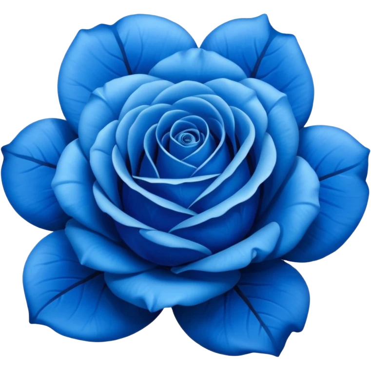Rosa azul emoji
