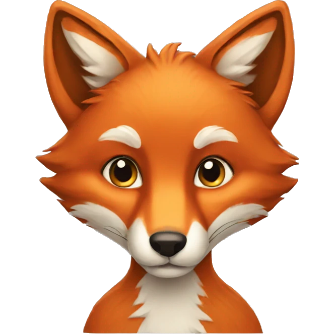 cartoon fox  emoji