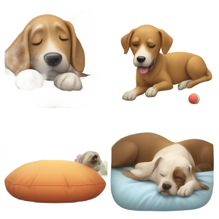 dog doing things emoji