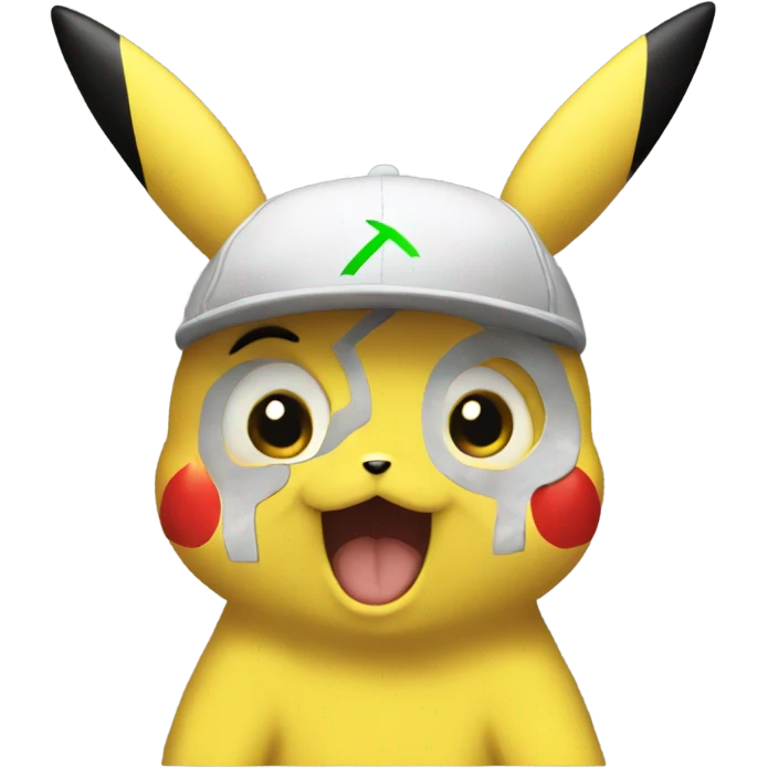 Pikachu mind blown emoji
