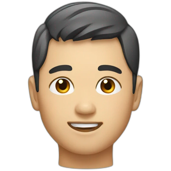 asian male with flow haircut emoji