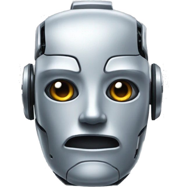 robot head emoji