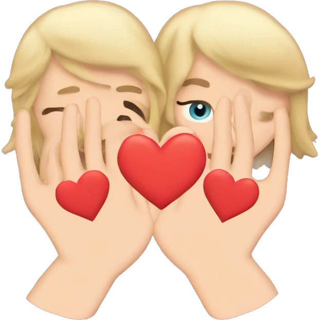 Taylor swift heart hands emoji