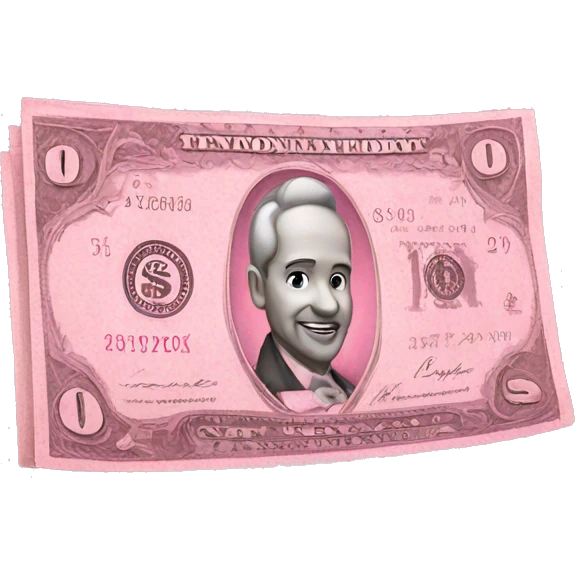 pink money emoji