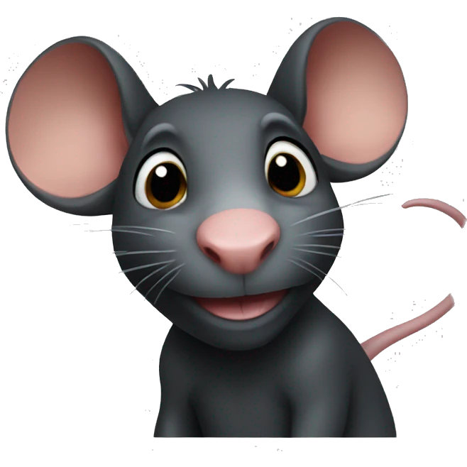 black rat emoji